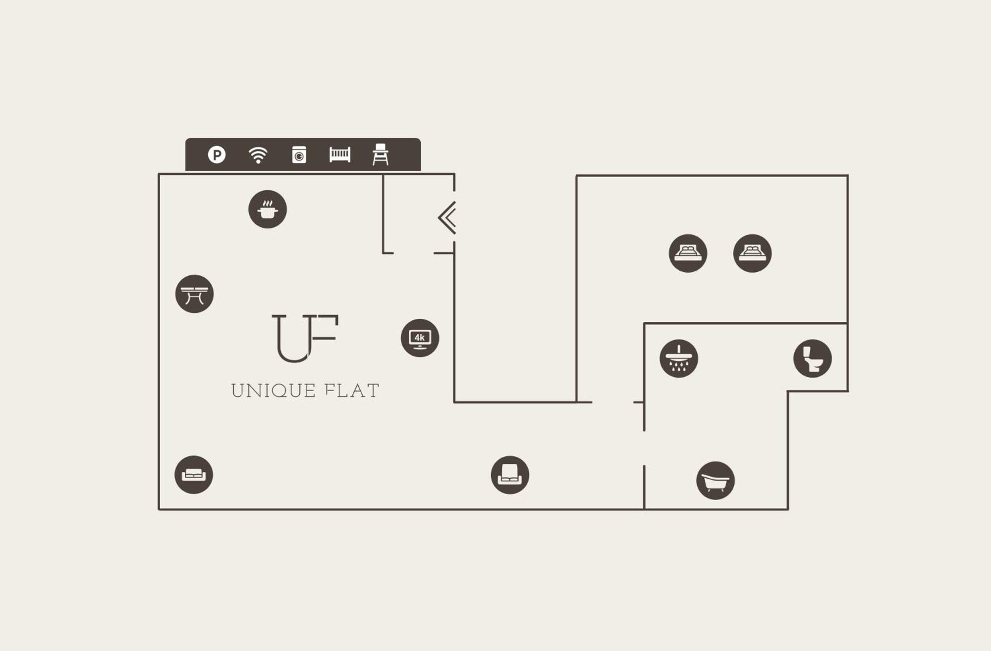 דירות דיסלדורף Unique Flat חדר תמונה